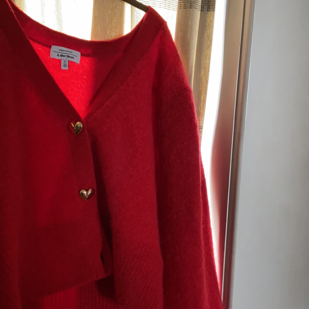 Paris Atelier & other stories BRAND NEW Red Sweater Size L